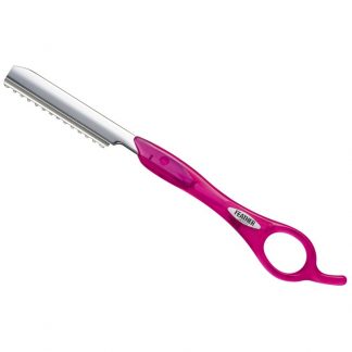 Feather Styling Razor, Handle with Guard - Fuchsia