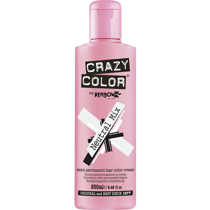 Crazy Color Semi-Permanent Hair Colour Neutral Mix, 250ml