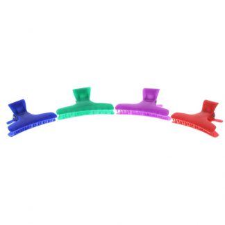 Butterfly Jaws Clips, Assorted Colours, Large, 12/Bag