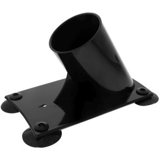 Hair Dryer Holder Plastic with Suction Cups for Table, Black