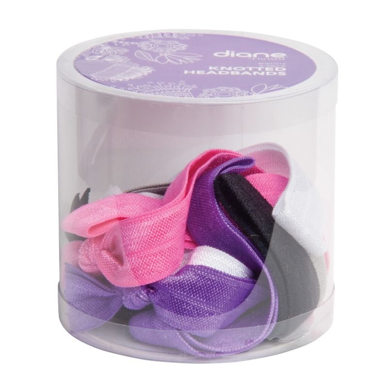 Diane Knotted Headbands, Assorted Colours, 5/Pack