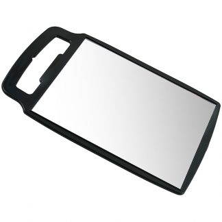 Mirror Rectangular, Black, 1 Handle, 22x30cm
