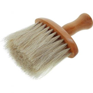 Neck Brush Natural White Bristles