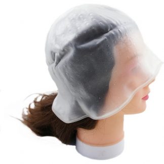 Hair Colour Silicone Streaking & Highlighting Cap with Hook, Clear