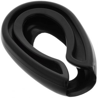 Ear Protectors with Hole, Pair, Black