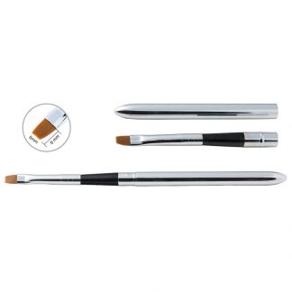 Nail Brush Gel Pen with Lid, 6mm x 8mm