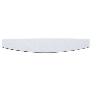 Nail File Thin Half Moon, White, 180/180 Grit