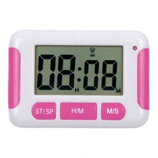 Timer Digital White & Pink