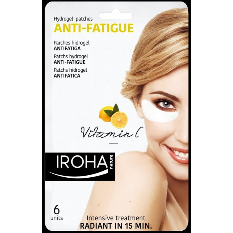 Iroha Nature Eye & Lip Anti-Fatigue Vitamin C Hydrogel Patches, 6/Pack