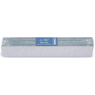 Nail Files Professional Zebra, 180/180 Grit, 6/Pack
