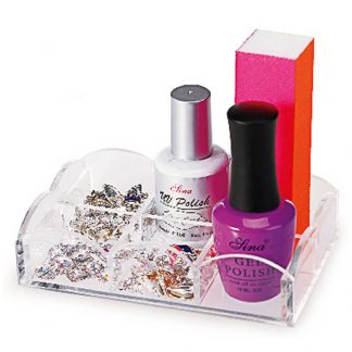 Cosmetics Organiser Acrylic with Slots, Empty