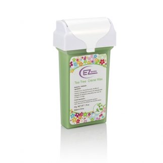 EZ Wax Tea Tree Crème Wax Roll-On Cartridge for Travel Heater, 50g