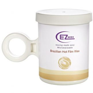 EZ Wax Microwaveable Brazilian Hot Film Wax Jar, 236.6ml