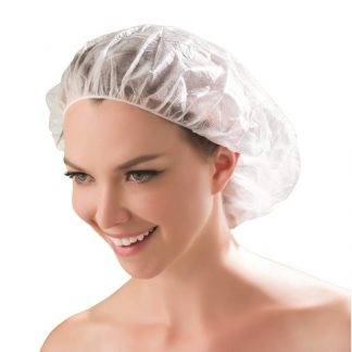Disposable Bouffant Caps White, 100/Pack