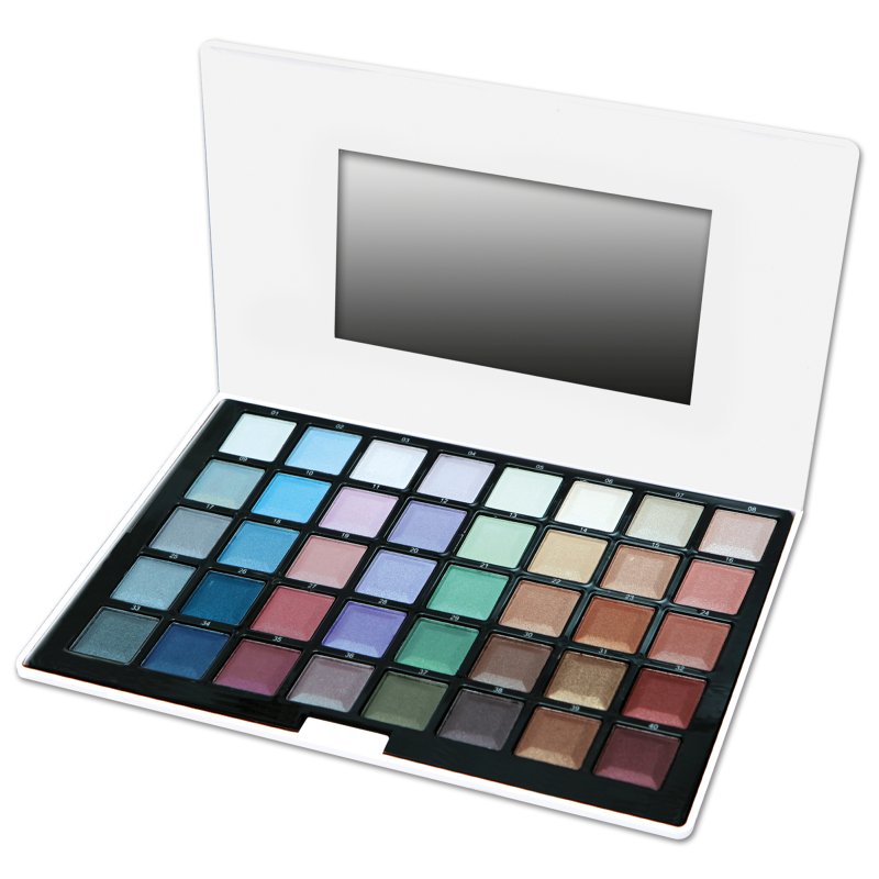 Elixir Satin Eyeshadow Palette, 40 Colours
