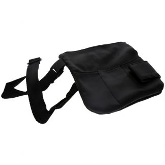 Beauty Carry Waist Wrap Vinyl, Holds 4 Tools, Black, Empty