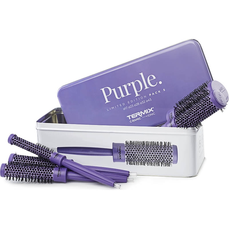 Termix C.Ramic Purple Colour 5 Brush Set