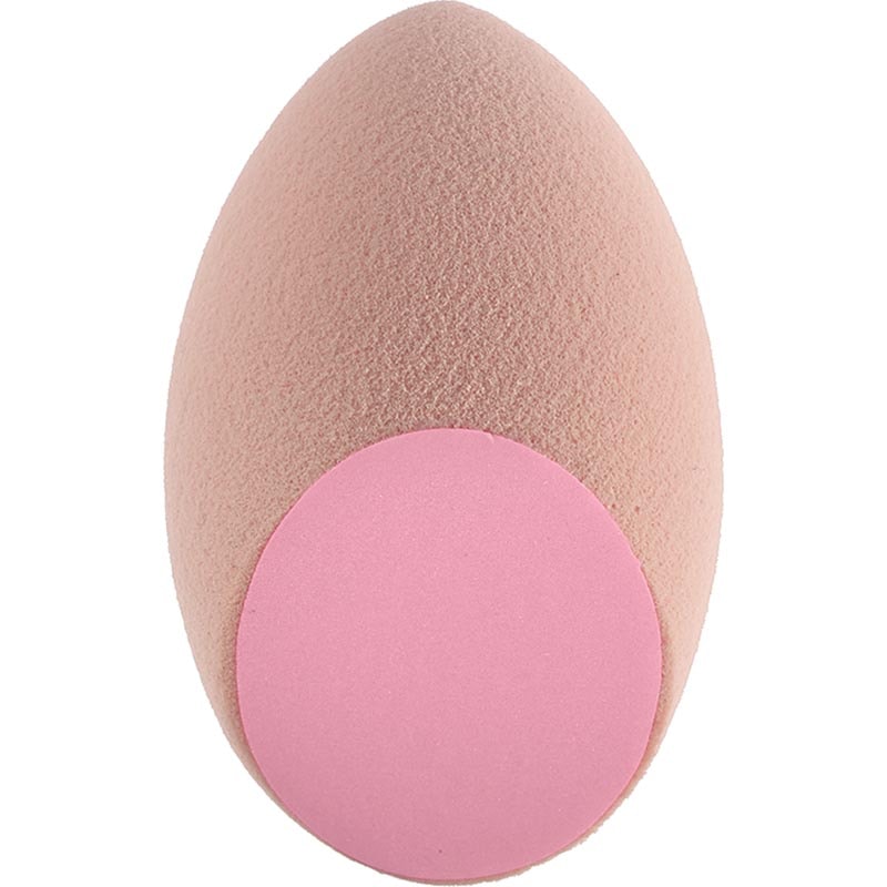 Qosmedix Dual Textured Blending Sponge, Nude/Pink