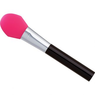 Qosmedix Multi-Purpose Oval Silicone Make-Up Applicator, 140mm, Pink