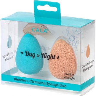 Cala Day To Night Blender & Cleansing Sponge Duo
