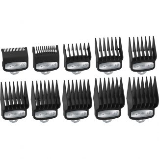 Wahl Magic Clip Clipper Cutting Guide Comb Set, 10/Pack, Sizes ½ - 8