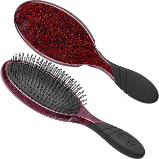 WetBrush Pro Detangler Holiday Sparkle Red