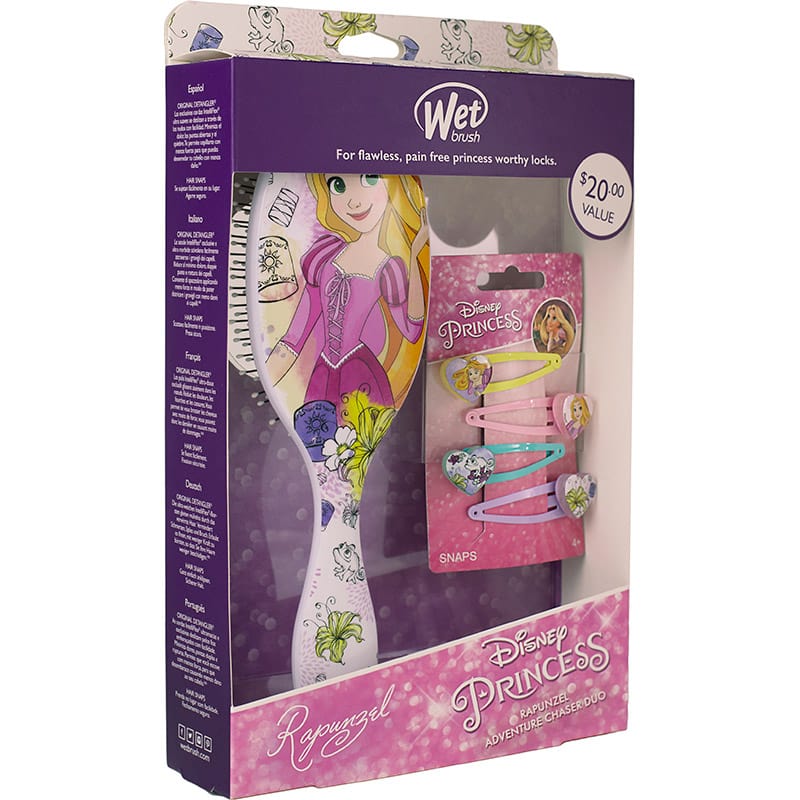 WetBrush Disney Rapunzel Tangled Styling Kit, Brush & 4 Clips - Image 6