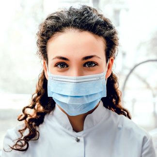 Olivia Garden Essentials Disposable Face Masks, 3-Ply, Non-Woven, 50/Pack