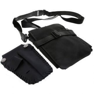 Scissor Pouch with Removable Holster for Scissors, Black, Empty