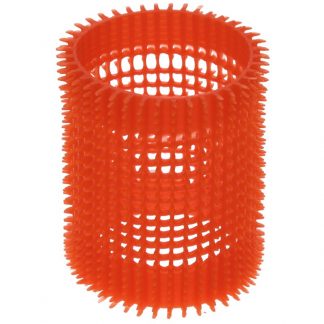 Setting Hair Curlers with Pins - 54mm, Orange, 4/Pack