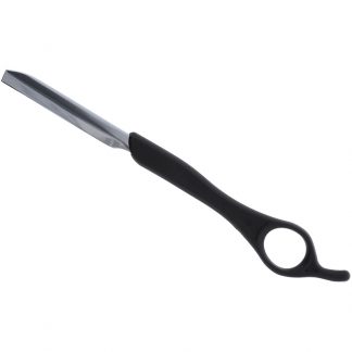 Feather Styling Type Razor, Black Handle with Guard