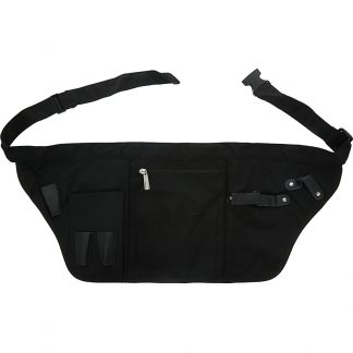 Beauty Carry Waist Wrap, Holds 11 Tools, Black, Empty
