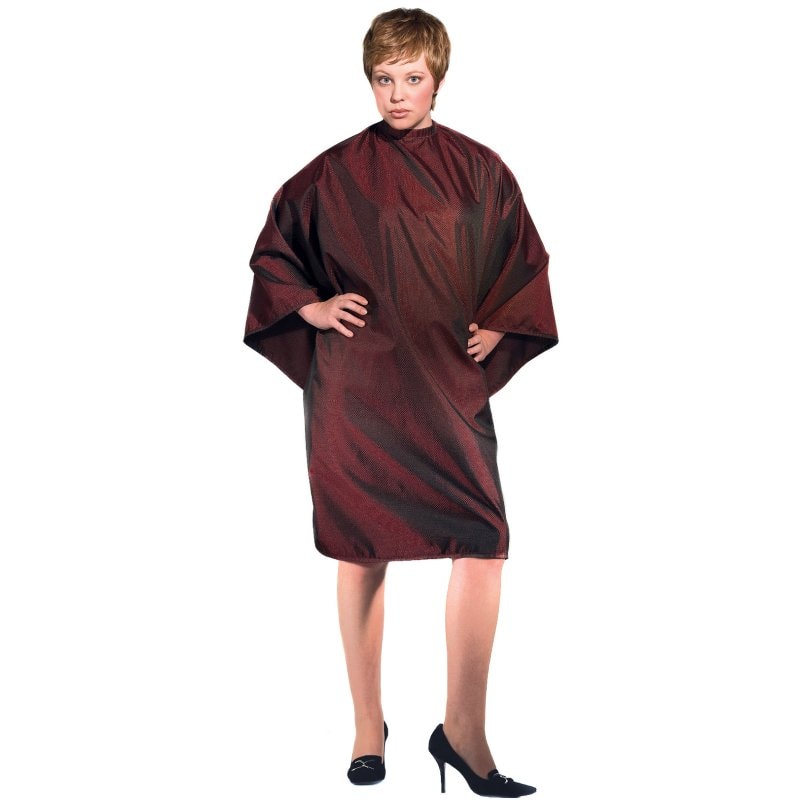 Olivia Garden Prestige Cape, Burgundy, Hooks