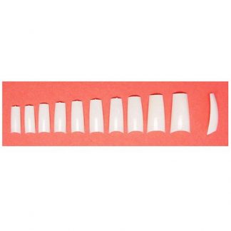 Sina French White Nail Tips, 10 Sizes, 100/Pack