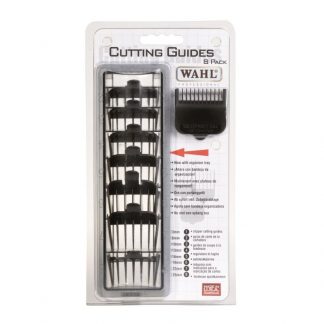 Wahl 8 Pack Cutting Guides, No's 1-8, 8/Pack, Black