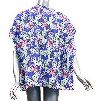 Kids Cape Blue with Butterflies, Hook & Loop