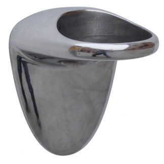 Hair Dryer Holder Brushed Aluminium Wall Mountable