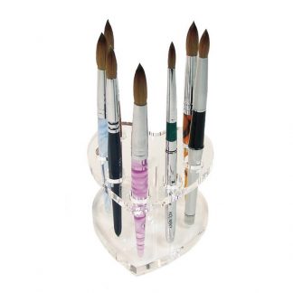 Nail Brush Holder for 7 Brushes, Empty