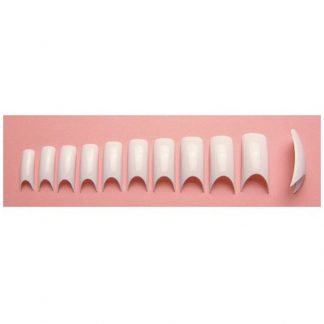 Sina Smile White Nail Tips, 10 Sizes, 100/Pack