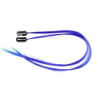 EMMA Synthetic Clip-On Straight Hair Strands, 45cm, 2 Pieces