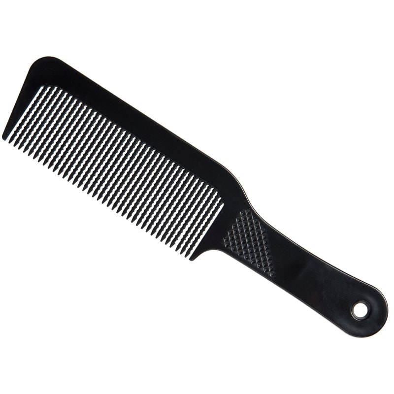 Diane Flat Top Comb, Black, 9.5 inch