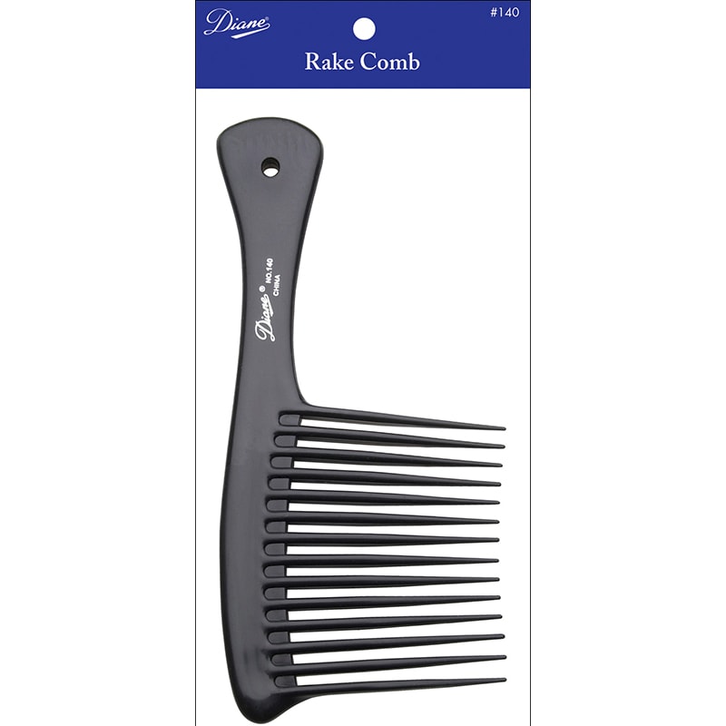 Diane Large Rake Comb, Black - Image 2
