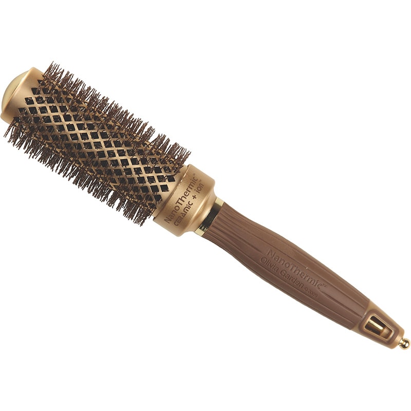 Olivia Garden NanoThermic Ceramic & Ion Brush Set: 3 Brushes & Clear Box - Image 2