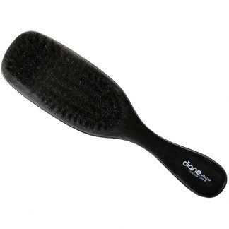 Diane Soft Boar Bristle Brush, Large, Black
