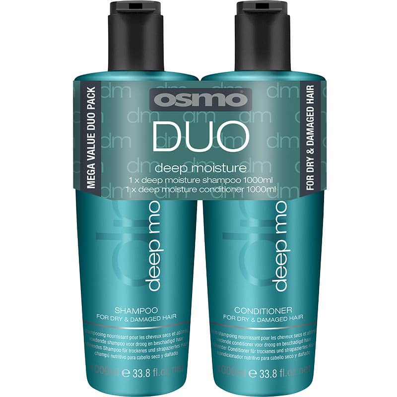 OSMO Deep Moisture Banded Pack Duo Shampoo & Conditioner (2 x 1 Litre)