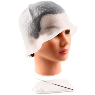 Hair Colour Streaking & Highlighting Cap Fancy Like with Hook, Regular Size
