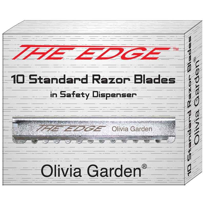 Olivia Garden The Edge Razor Blades, 10/Box