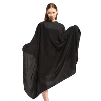 Salon Quality Cape Black, Hook & Loop