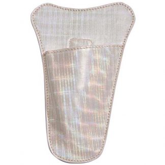 Scissor Pouch Clip-On, Silver, Empty