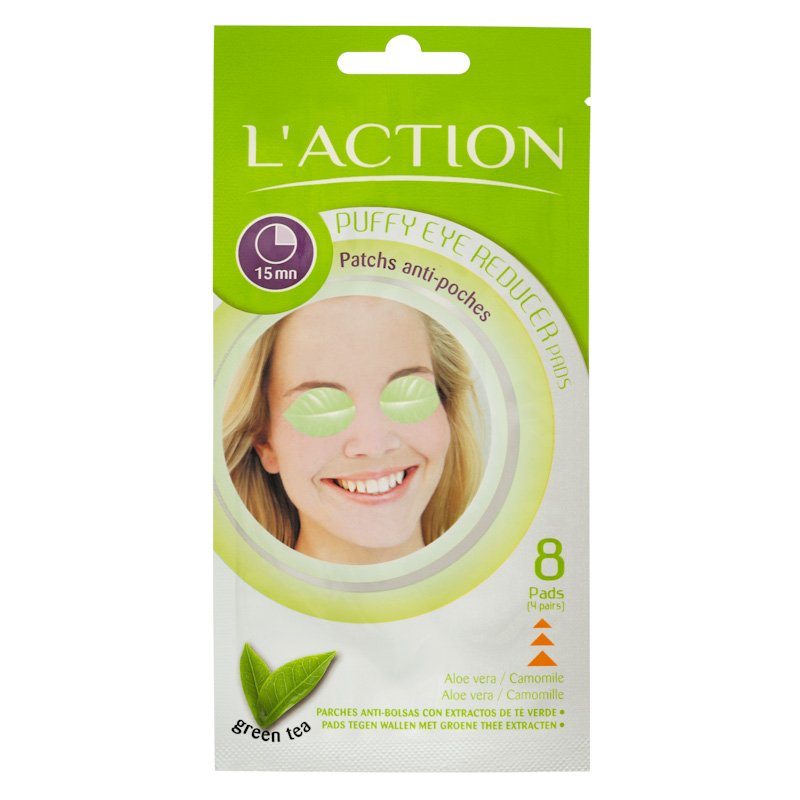 L'Action Paris Puffy Eye Reducer Pads, 8/Pack